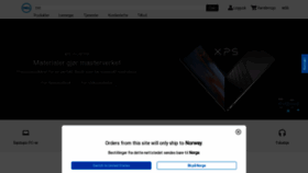 What Dell.no website looked like in 2021 (4 years ago)