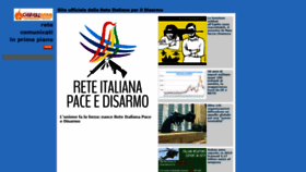What Disarmo.org website looked like in 2021 (2 years ago)