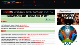 What Daddylive.me website looked like in 2021 (2 years ago)