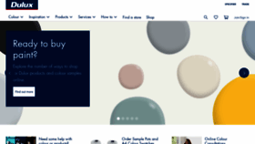 What Dulux.com.au website looked like in 2021 (2 years ago)