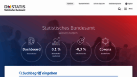 What Destatis.de website looked like in 2021 (4 years ago)