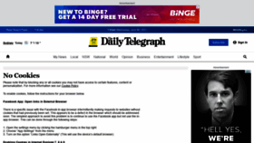 What Dailytelegraph.com.au website looked like in 2021 (2 years ago)
