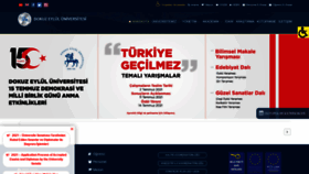 What Deu.edu.tr website looked like in 2021 (4 years ago)