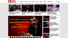 What Dha.com.tr website looked like in 2021 (5 years ago)