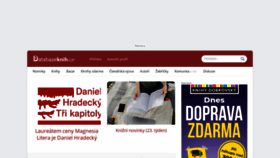 What Databazeknih.cz website looked like in 2021 (2 years ago)