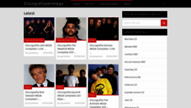 What Discografiasenmega.com website looked like in 2021 (2 years ago)