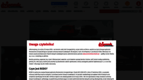 What Dziennikwschodni.pl website looked like in 2021 (4 years ago)