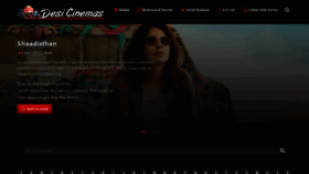 What Desicinemas.tv website looked like in 2021 (2 years ago)