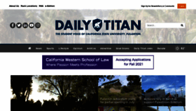 What Dailytitan.com website looked like in 2021 (2 years ago)