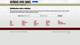 What Distanciasentrecidades.com website looked like in 2021 (2 years ago)