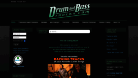 What Drumandbasstracks.com website looked like in 2021 (2 years ago)
