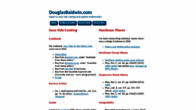 What Douglasbaldwin.com website looked like in 2021 (2 years ago)