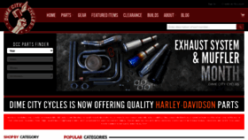 What Dimecitycycles.com website looked like in 2021 (2 years ago)