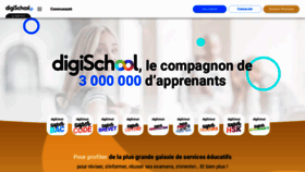 What Digischool.fr website looked like in 2021 (2 years ago)