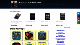 What Douglastwitchell.com website looked like in 2021 (2 years ago)