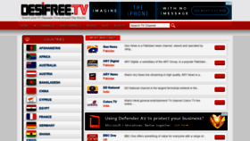 What Desifree.tv website looked like in 2021 (2 years ago)