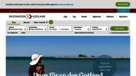 What Destinationgotland.se website looked like in 2021 (2 years ago)