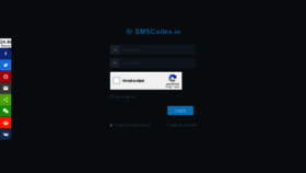What Dashboard.smscodes.io website looked like in 2021 (2 years ago)