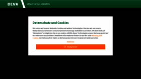 What Devk.de website looked like in 2021 (2 years ago)