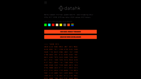 What Datahk.site website looked like in 2021 (2 years ago)