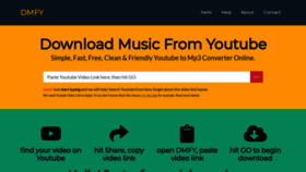 What Downloadmusicfromyoutube.site website looked like in 2021 (2 years ago)