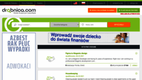 What Drobnica.com website looked like in 2021 (2 years ago)