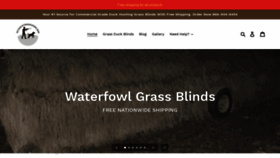What Duckhuntinggrassblinds.com website looked like in 2021 (2 years ago)