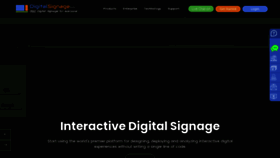 What Digitalsignage.com website looked like in 2021 (2 years ago)