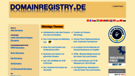 What Domainregistry.de website looked like in 2021 (2 years ago)