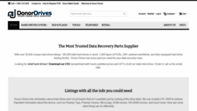 What Donordrives.com website looked like in 2021 (2 years ago)