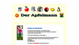 What Der-apfelmann.de website looked like in 2021 (2 years ago)