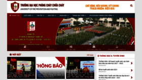 What Daihocpccc.edu.vn website looked like in 2021 (2 years ago)