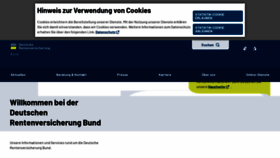 What Deutsche-rentenversicherung-bund.de website looked like in 2021 (4 years ago)