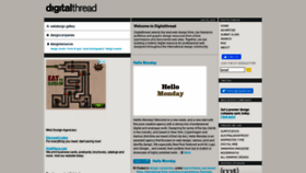 What Digitalthread.com website looked like in 2021 (2 years ago)