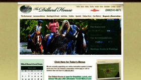 What Dillardhouse.com website looked like in 2021 (2 years ago)