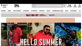 What Destinationxl.com website looked like in 2021 (2 years ago)