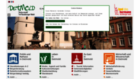 What Detmold.de website looked like in 2021 (2 years ago)