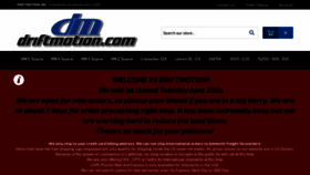 What Driftmotion.com website looked like in 2021 (2 years ago)