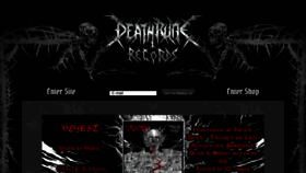What Deathrune-records.com website looked like in 2021 (2 years ago)