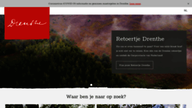 What Drenthe.nl website looked like in 2021 (2 years ago)