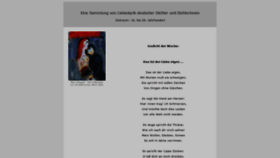 What Deutsche-liebeslyrik.de website looked like in 2021 (4 years ago)