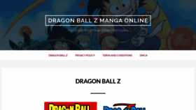 What Dragon-ballmanga.com website looked like in 2021 (2 years ago)