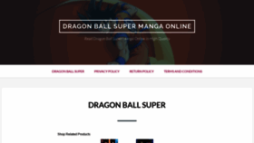 What Dragon-ballsuper.com website looked like in 2021 (2 years ago)
