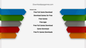 What Downloadpspgames.com website looked like in 2021 (2 years ago)
