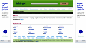 What Depinisyon.com website looked like in 2021 (2 years ago)