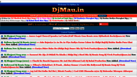 What Djmau.in website looked like in 2021 (2 years ago)