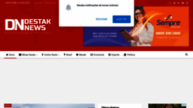 What Destaknewsbrasil.com.br website looked like in 2021 (2 years ago)