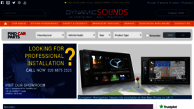 What Dynamicsounds.co.uk website looked like in 2021 (2 years ago)