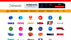 What Diretele.com website looked like in 2021 (2 years ago)