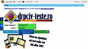 What Drpciv-teste.ro website looked like in 2021 (2 years ago)